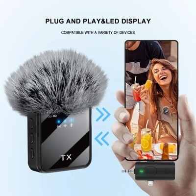 F11 Professional Wireless Lavalier Microphone